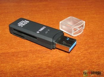 Карта памяти Mixza 64GB, картридер 3.0 и переходник для SSD с GearBest